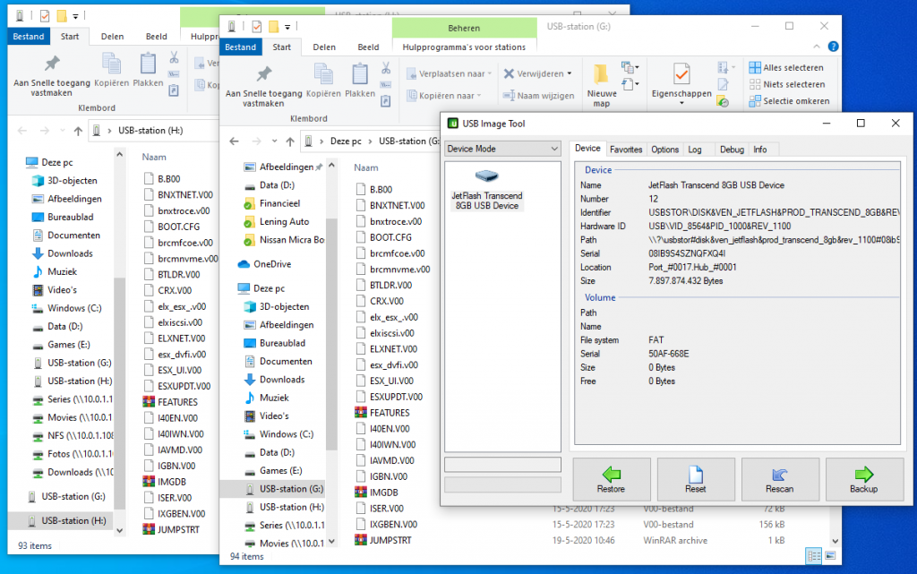 to clone a esxi USB/SD drive the easy way – vDrone